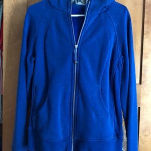 NWOT blue lululemon scuba hoodie
